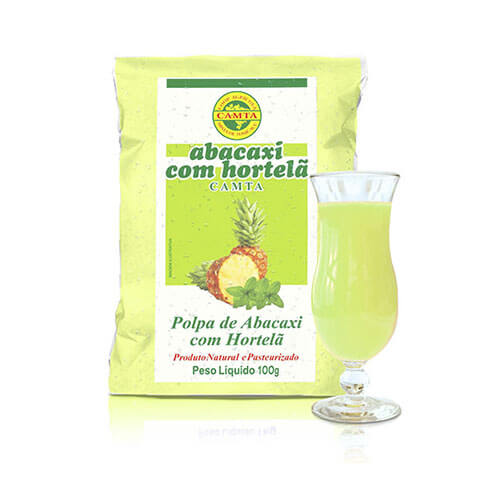 Abacaxi com Hortelã