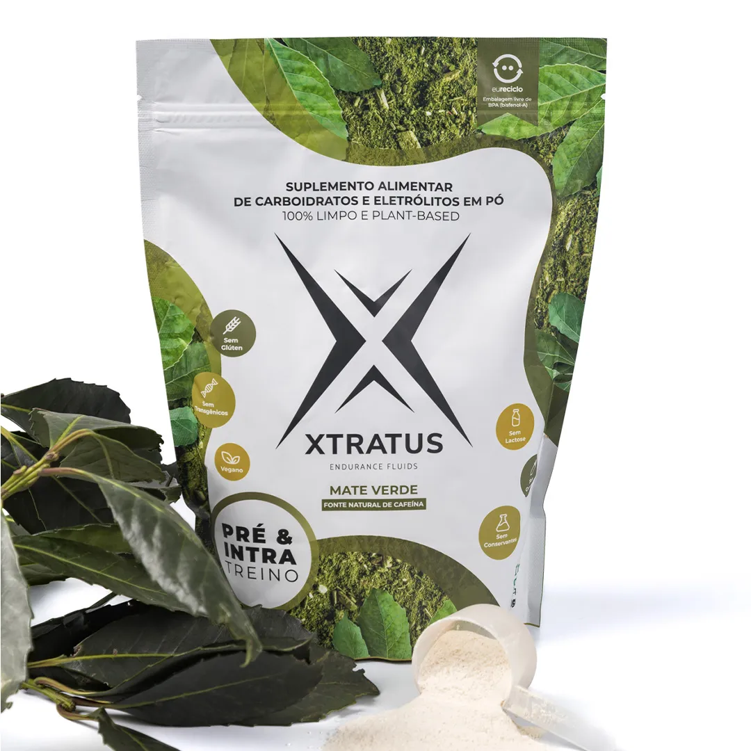 Pré e Intratreino em Pó de Mate Verde com CAFEÍNA - 1 Kg